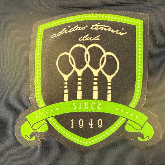 Adidas Men's Dark Blue Varsity Jacket - Picture 3 of 4